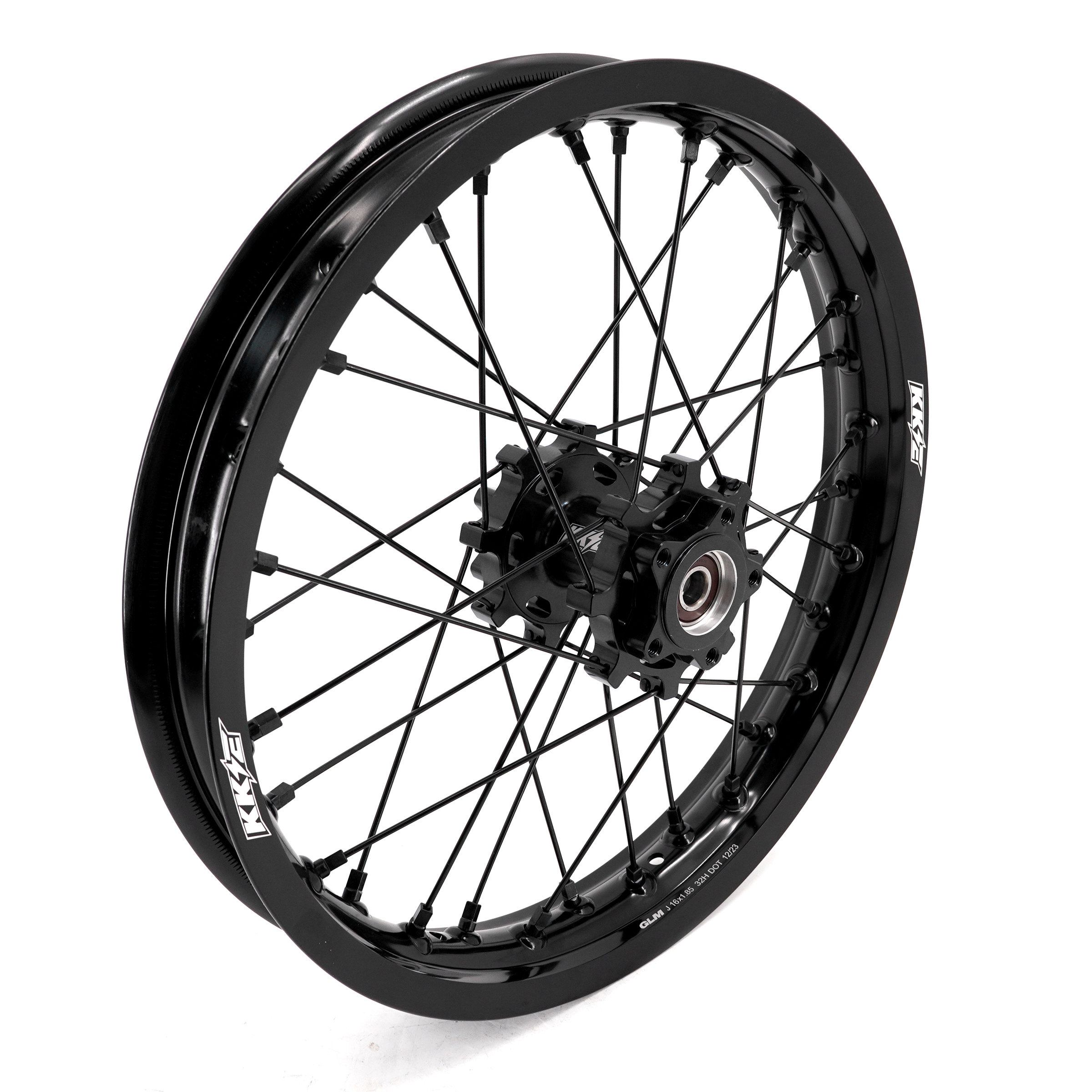 fit Talaria --KKE 1.6*19" & 1.85*16" Electric Dirt Bike Wheels Rims in All Black