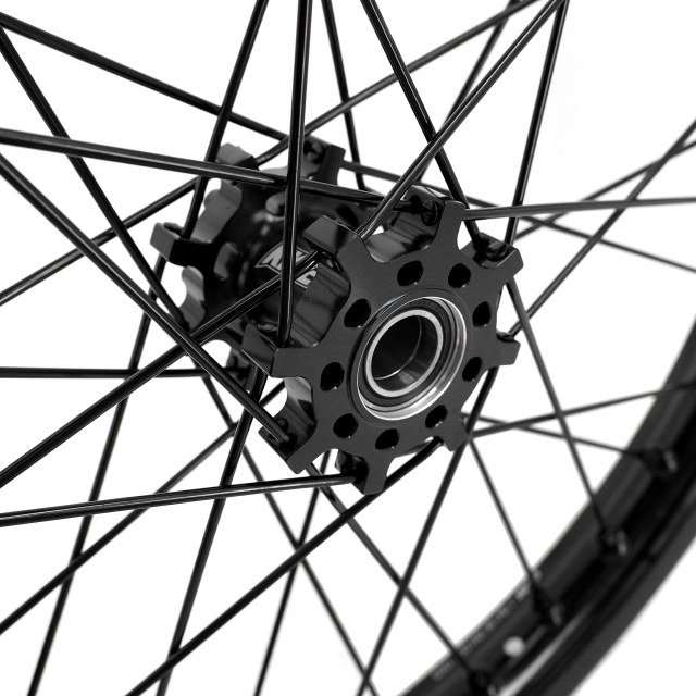 KKE 1.6*19" & 1.85*16" Electric Dirtbike Wheels Rim Fit Talaria Black