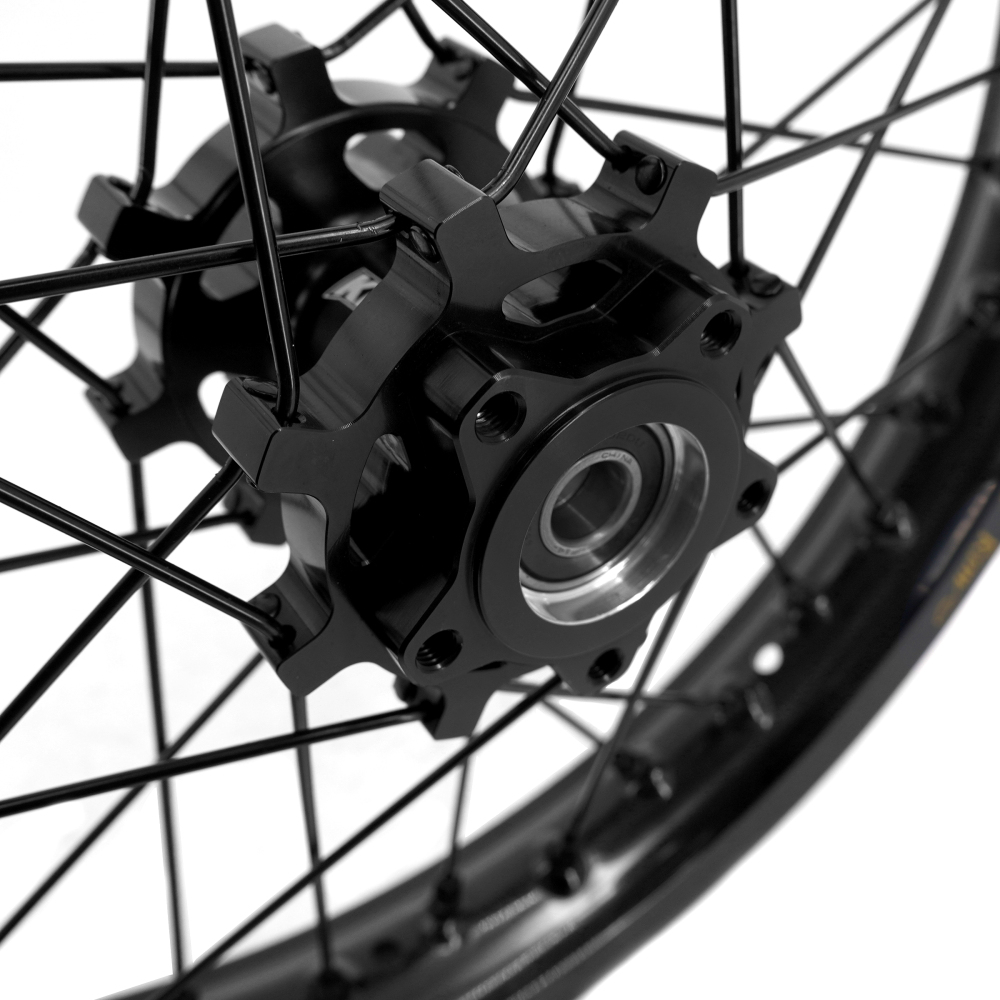KKE 1.6*19" & 1.85*16" Electric Dirt Bike Wheels Rims for E-Ride PRO-SS Black
