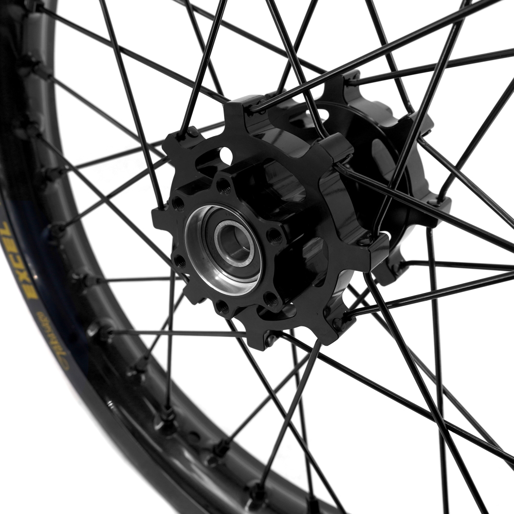 KKE 1.6*19" & 1.85*16" Electric Dirt Bike Wheels Rims for E-Ride PRO-SS Black