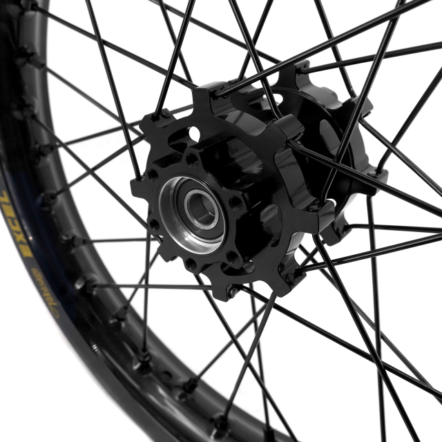 KKE 1.6*19" & 1.85*16" Electric Dirt Bike Wheels Rims for E-Ride PRO-SS Black