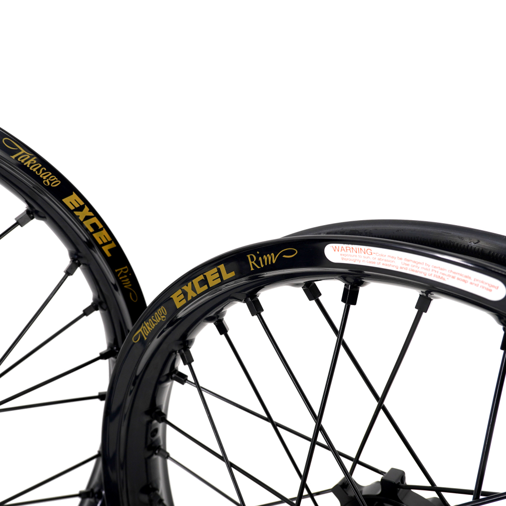 KKE 1.6*19" & 1.85*16" Electric Dirt Bike Wheels Rims for E-Ride PRO-SS Black