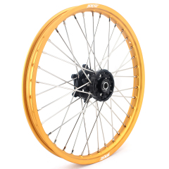 for RM125 RM250 1996-2008-- KKE CNC Dirt Bike Wheels fit Suzuki (Gold Hub/ Black Hub / Red Hub / Gold Rim / Black Rim)