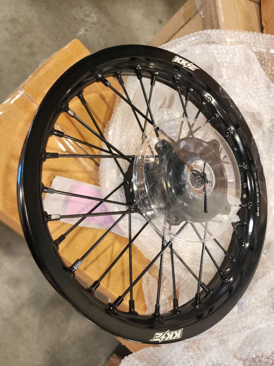 Returned Wheels for KTM 85 SX 2025 / Husqvarna TC 85 2025 / Gas Gas MC 85-- KKE 19/16 Kid's Dirt Bike Wheels Rims All Black