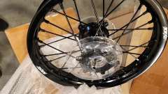 KKE 19/16 Kid's Dirt Bike Wheels Rims Compatible with  KTM 85 SX 2025 / Husqvarna TC 85 2025 / Gas Gas MC 85 Black Hub