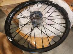 KKE 19/16 Kid's Dirt Bike Wheels Rims Compatible with  KTM 85 SX 2025 / Husqvarna TC 85 2025 / Gas Gas MC 85 Black Hub