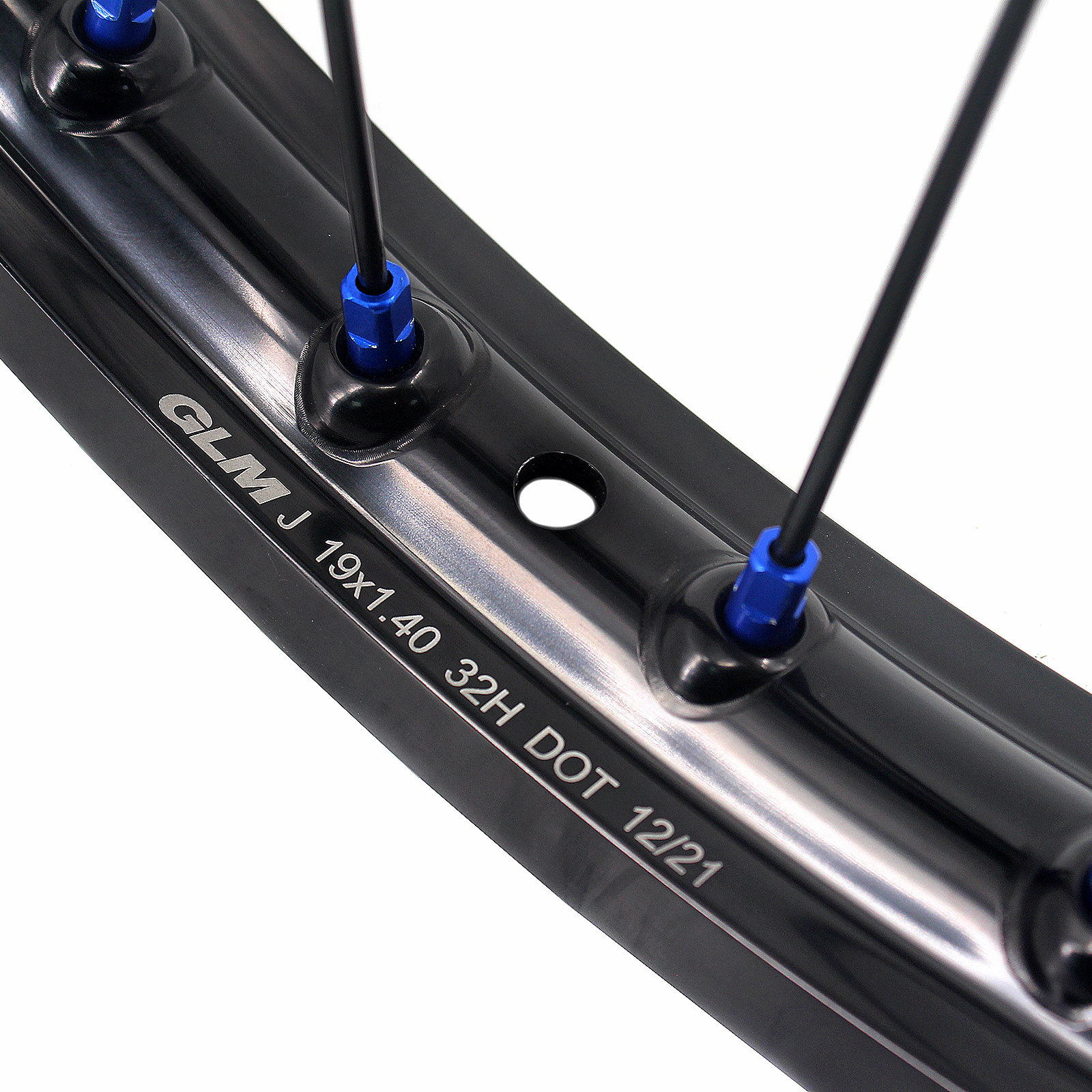 KKE 1.4*19"/1.6*19'' Spoked E-Bike Wheels Rims fit Surron Light Bee X 2019-2025 Blue Hub