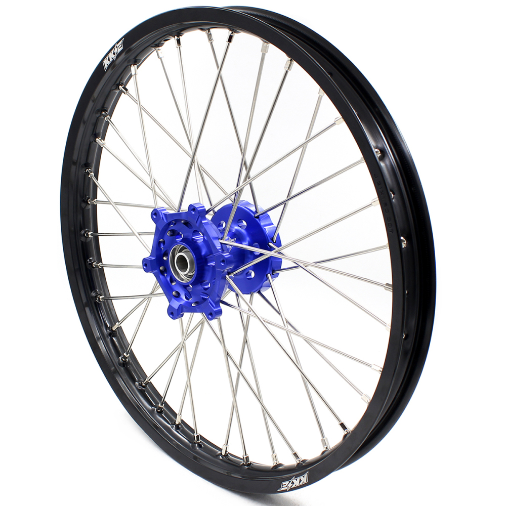 for DRZ400SM 05-25 DRZ400S 00-25 DRZ400 E - KKE Cush Drive Supermoto Motard Wheels fit Suzuki CNC Hubs 1.6*21"/2.15*18" (Blue Hub/ Gold Hub/ Black Hub / Red Hub / Silver Hub / Black Rim)
