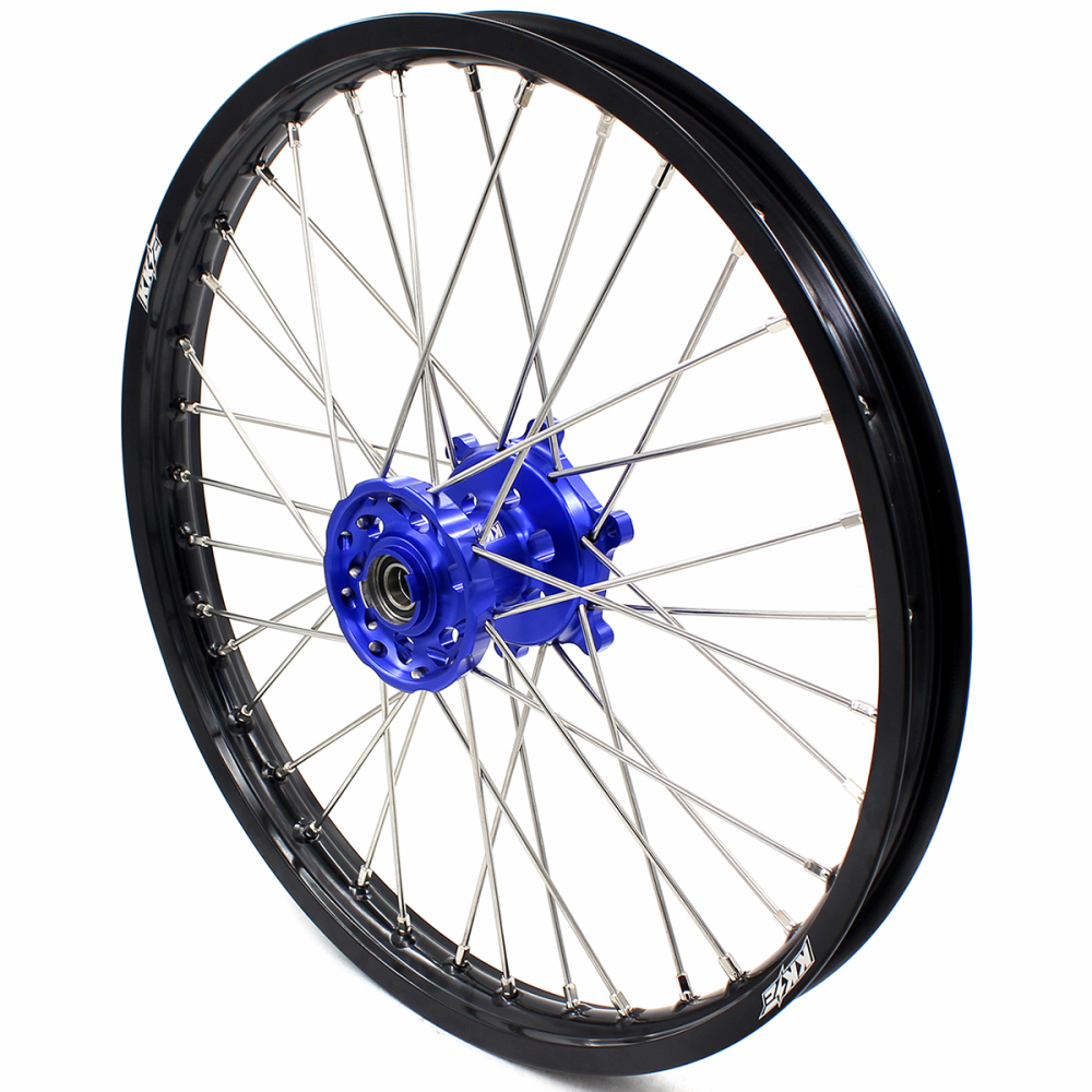 for DRZ400SM 05-25 DRZ400S 00-25 DRZ400 E - KKE Cush Drive Supermoto Motard Wheels fit Suzuki CNC Hubs 1.6*21"/2.15*18" (Blue Hub/ Gold Hub/ Black Hub / Red Hub / Silver Hub / Black Rim)