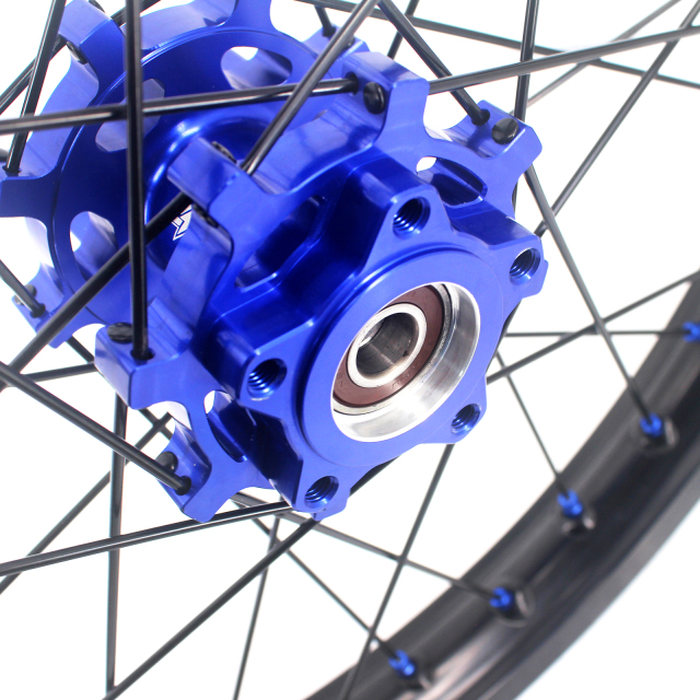 KKE 1.4*19"/1.6*19'' Spoked E-Bike Wheels Rims fit Surron Light Bee X 2019-2025 Blue Hub