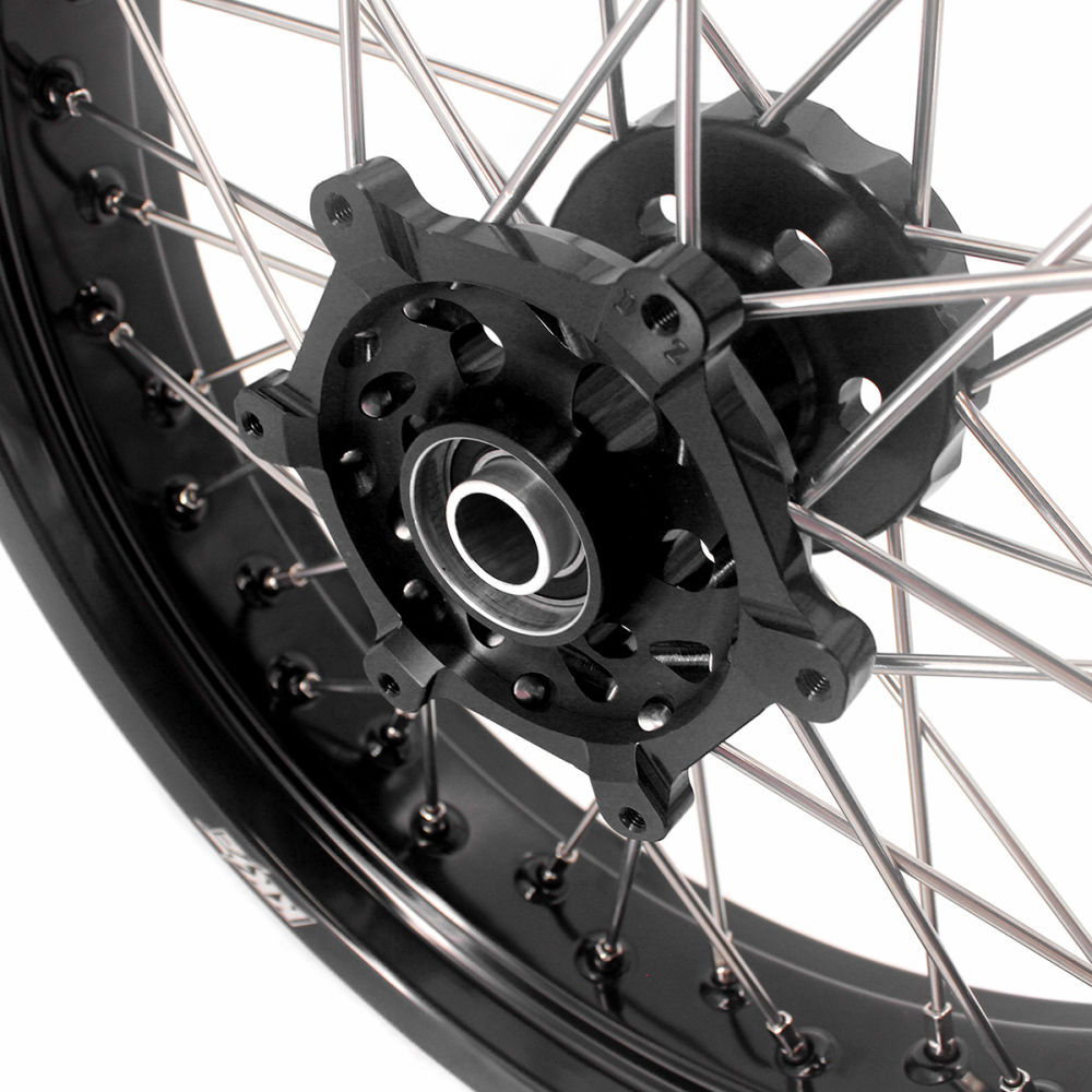 for DRZ400SM 05-25 DRZ400S 00-25 DRZ400 E - KKE Cush Drive Supermoto Motard Wheels fit Suzuki CNC Hubs 3.5*17"/4.25*17"
