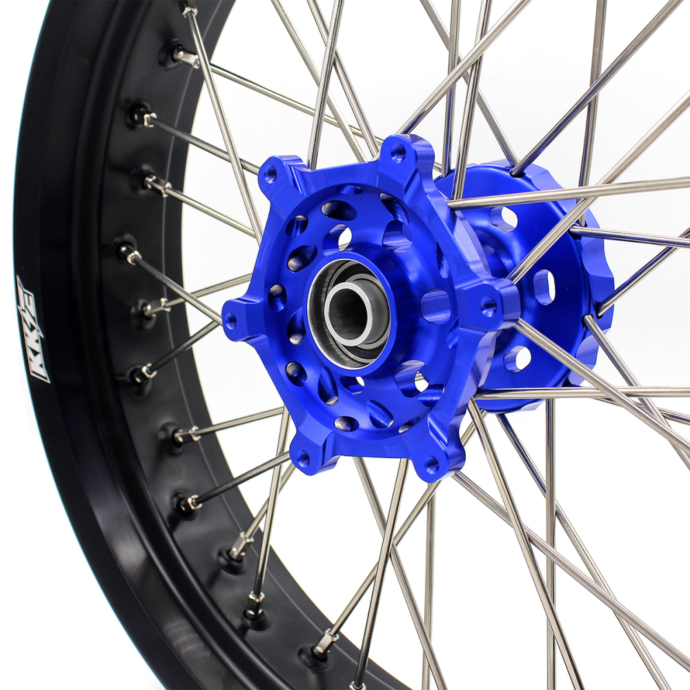 for DRZ400SM 05-25 DRZ400S 00-25 DRZ400 E - KKE Cush Drive Supermoto Motard Wheels fit Suzuki CNC Hubs 3.5*17"/4.25*17"