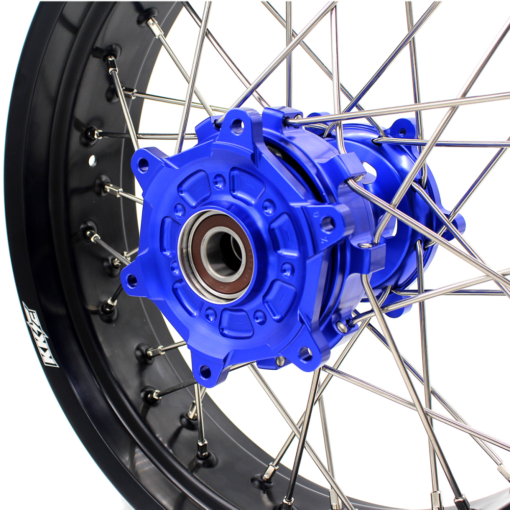 for DRZ400SM 05-25 DRZ400S 00-25 DRZ400 E - KKE Cush Drive Supermoto Motard Wheels fit Suzuki CNC Hubs 3.5*17"/4.25*17"