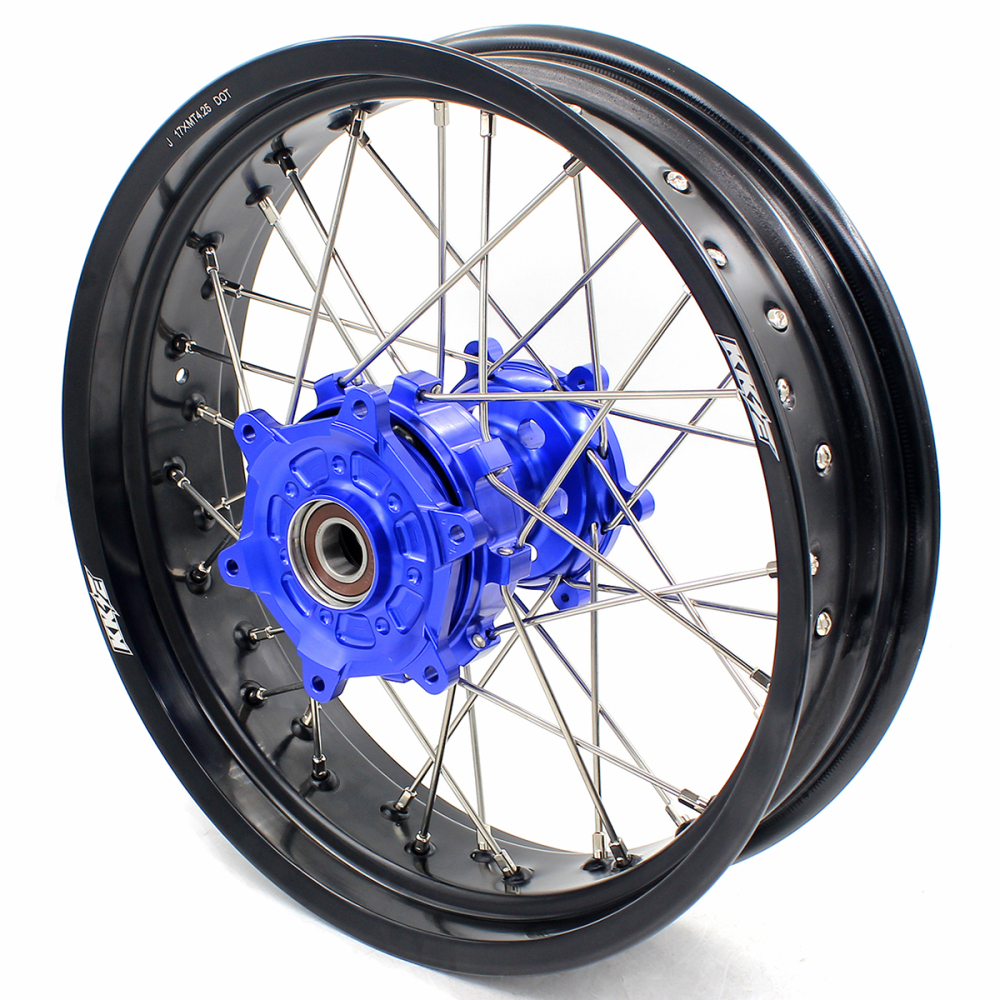 for DRZ400SM 05-25 DRZ400S 00-25 DRZ400 E - KKE Cush Drive Supermoto Motard Wheels fit Suzuki CNC Hubs 3.5*17"/4.25*17"