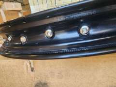 Returned Wheels Compatible with KTM 85 SX 2003-2020 / Husqvarna TC 85 2014 - 2020 -- KKE 19/16 Kid's Dirt Bike WheelsOrange Hub / Silver Nipples