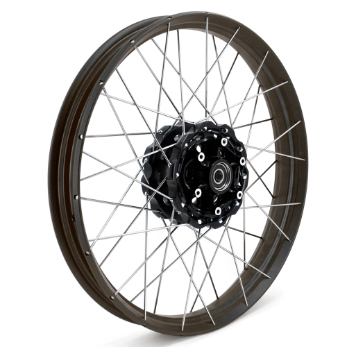 VMX 2.15*21"/4.25*17" Tubeless Wheels Rims Fit for BMW F800GS 2008-2020 Black Hub Black Rim