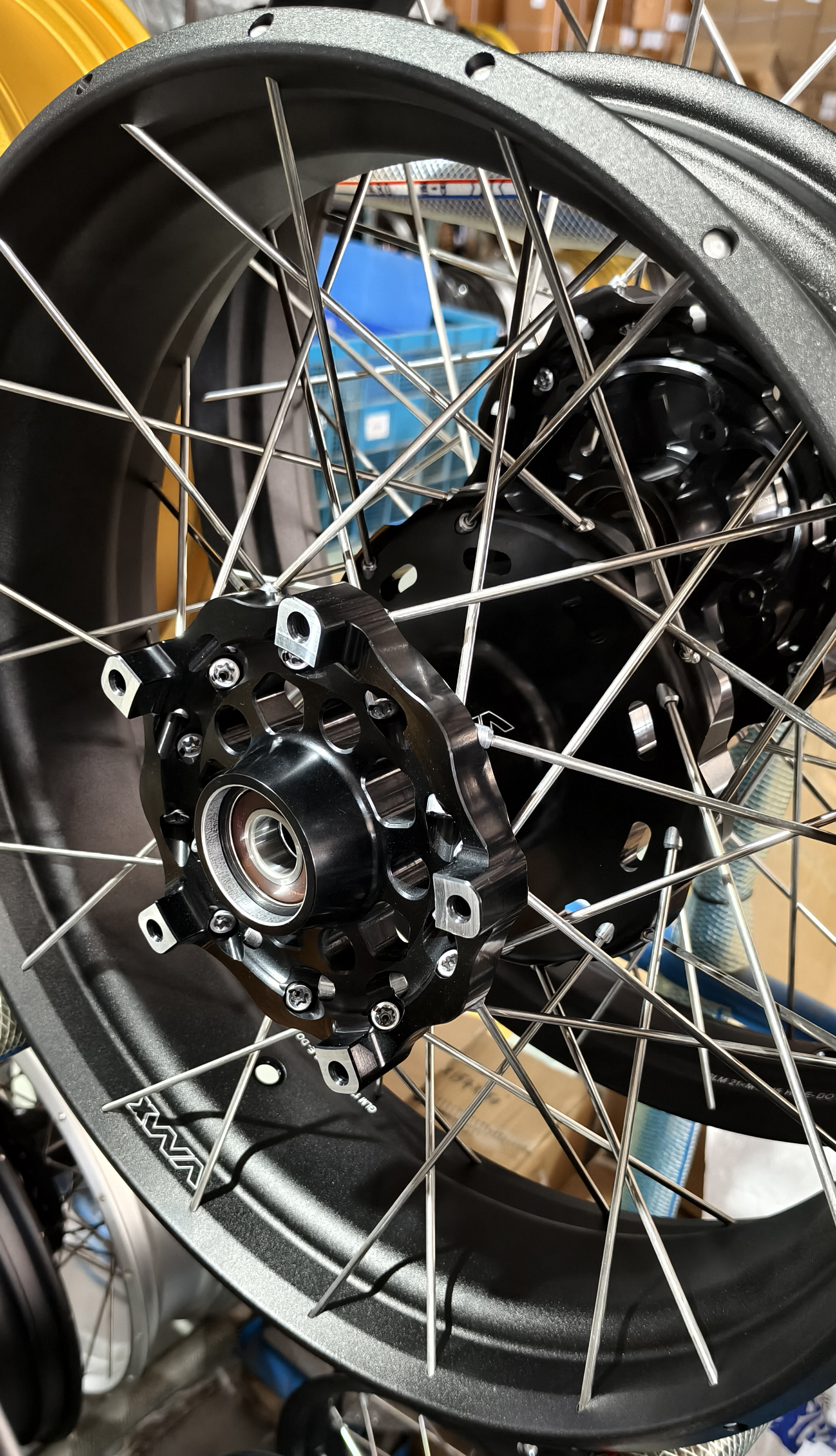 New Other Wheels  for BMW F800GS 2008-2020 --VMX 2.15*21"/4.25*17" Tubeless Wheels Rims Black Hub Black Rim