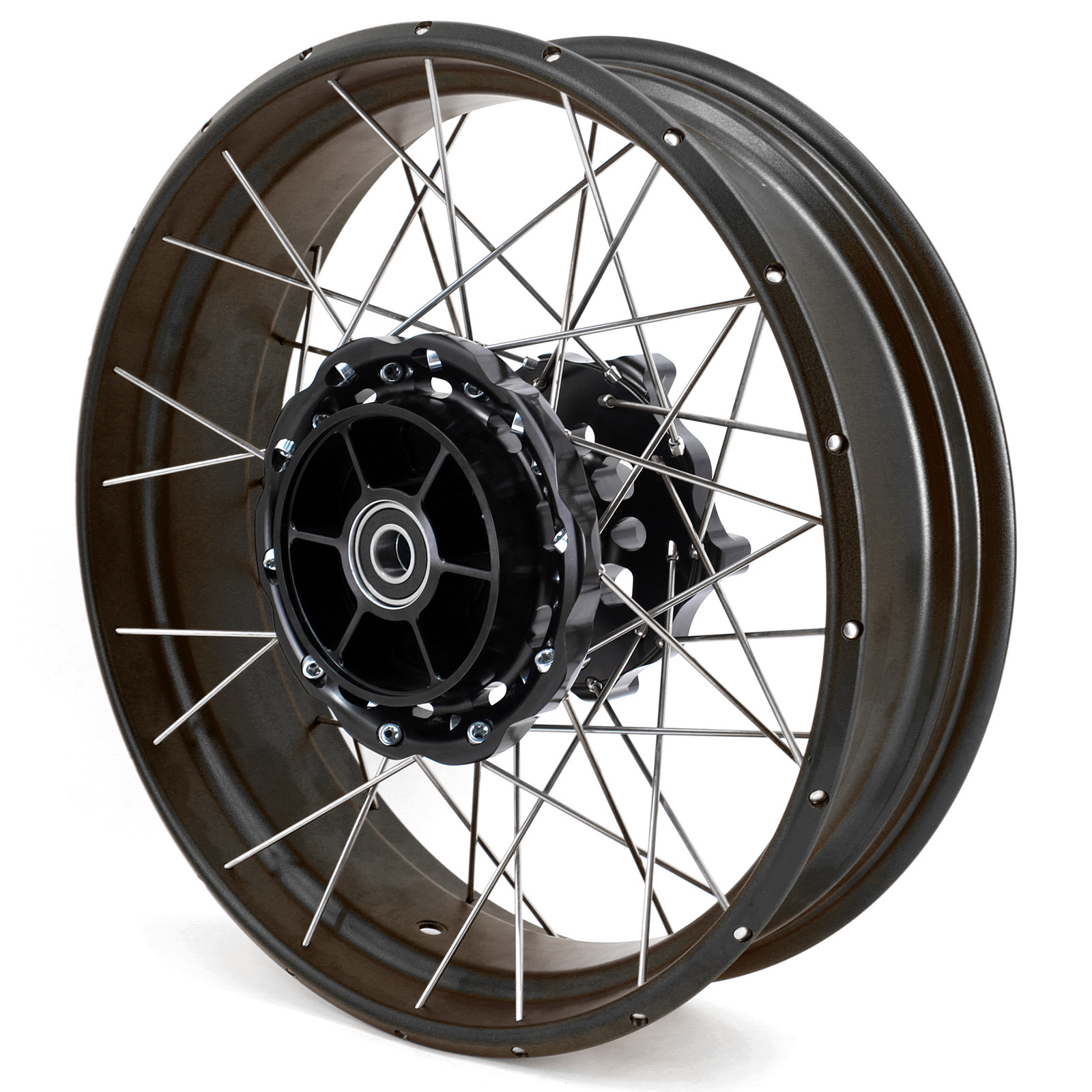 New Other Wheels  for BMW F800GS 2008-2020 --VMX 2.15*21"/4.25*17" Tubeless Wheels Rims Black Hub Black Rim