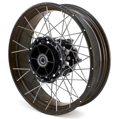 VMX 2.15*21"/4.25*17" Tubeless Wheels Rims Fit for BMW F800GS 2008-2020 Black Hub Black Rim