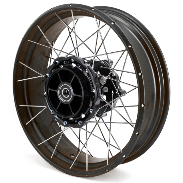 VMX 2.15*21"/4.25*17" Tubeless Wheels Rims Fit for BMW F800GS 2008-2020 Black Hub Black Rim