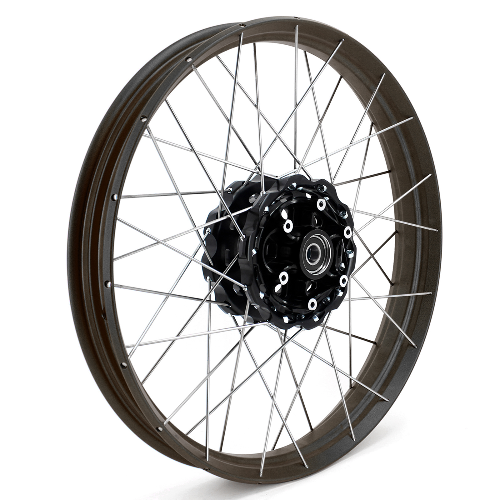 New Other Wheels  for BMW F800GS 2008-2020 --VMX 2.15*21"/4.25*17" Tubeless Wheels Rims Black Hub Black Rim