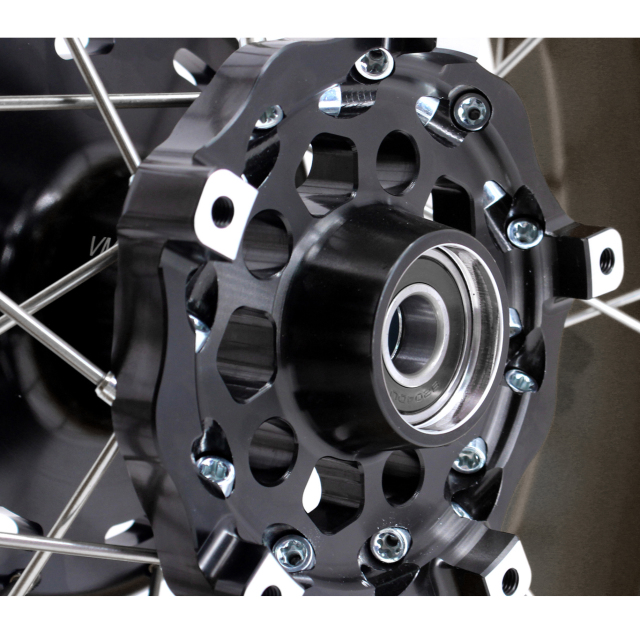 VMX 2.15*21"/4.25*17" Tubeless Wheels Rims Fit for BMW F800GS 2008-2020 Black Hub Black Rim