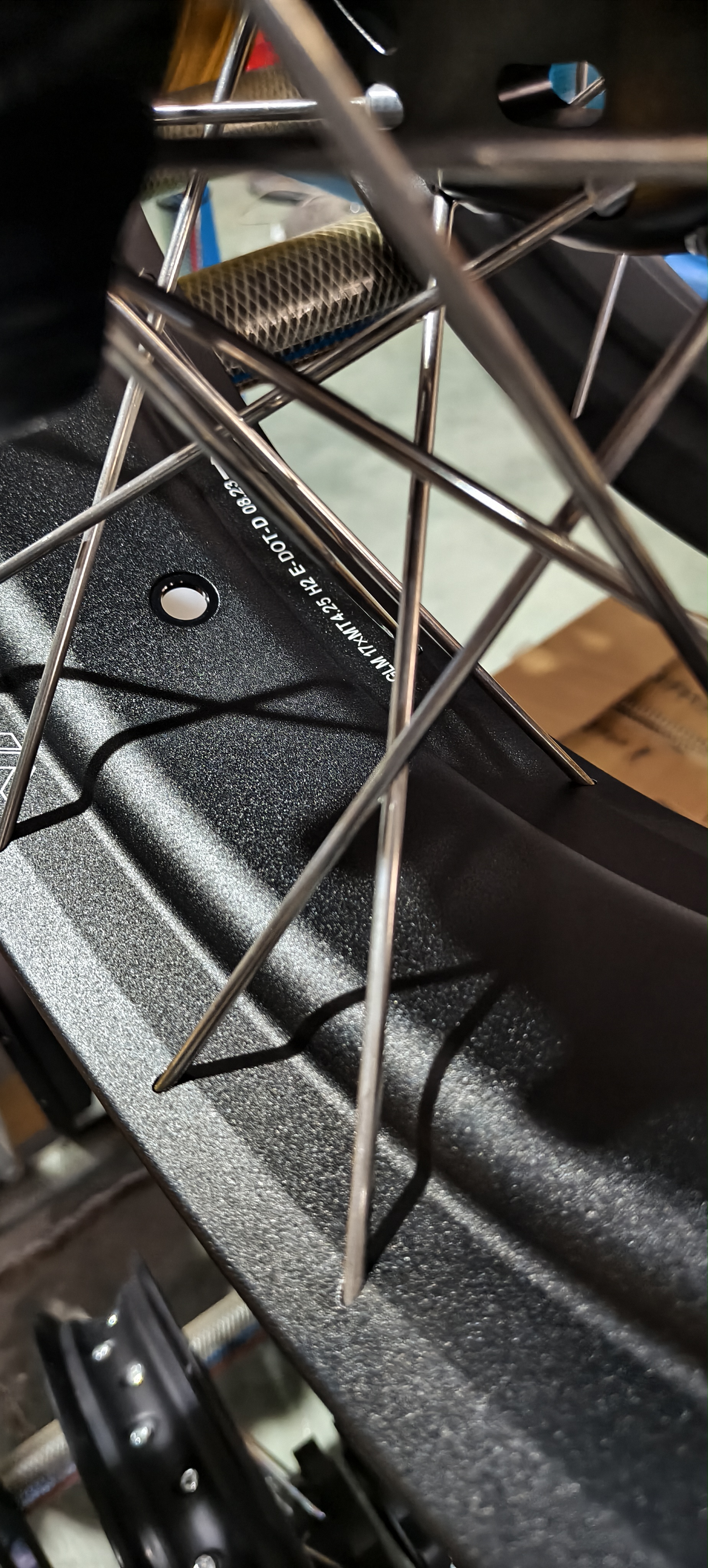 New Other Wheels  for BMW F800GS 2008-2020 --VMX 2.15*21"/4.25*17" Tubeless Wheels Rims Black Hub Black Rim