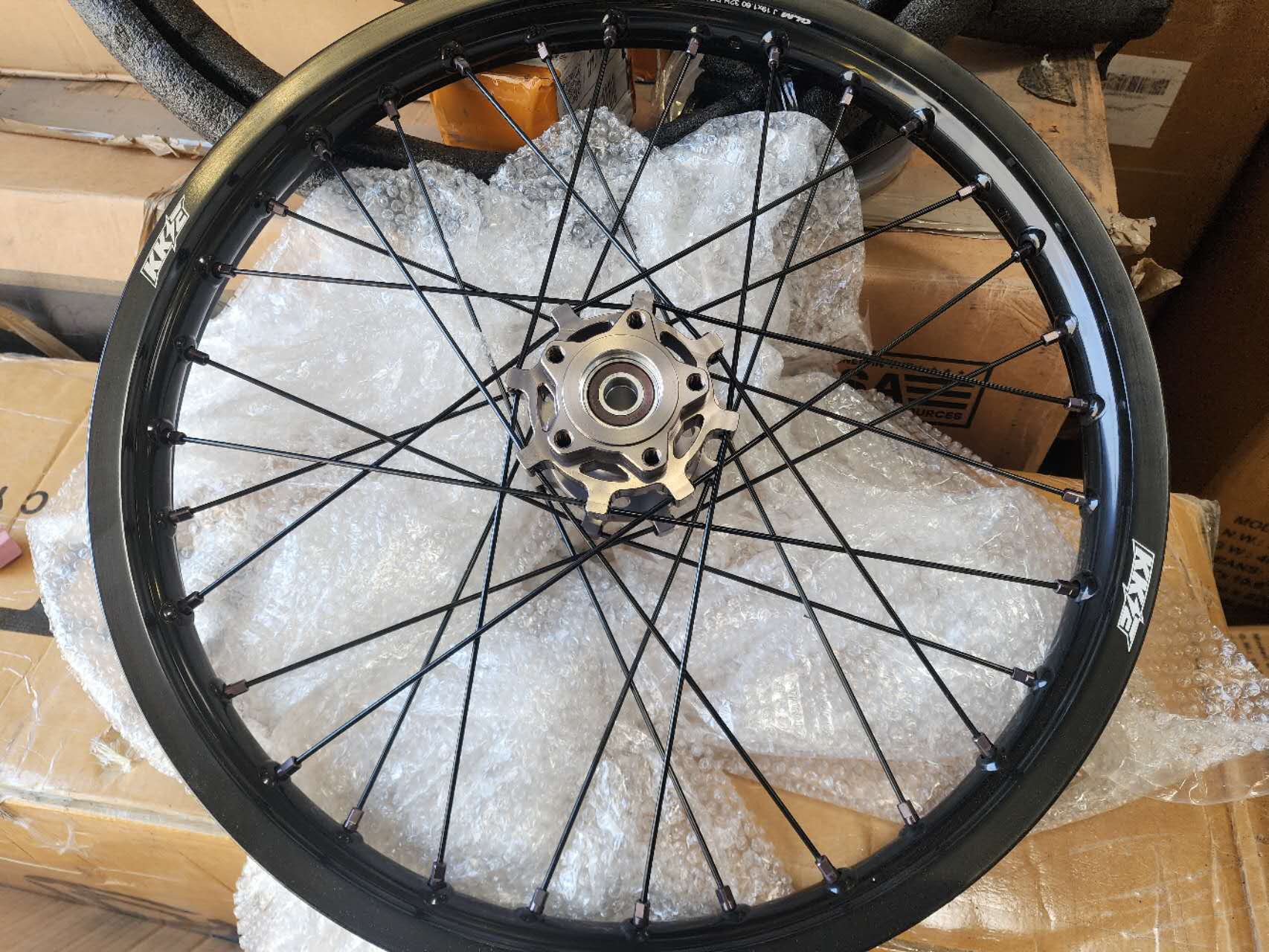 Returned Wheels for Surron Light Bee X 2019-2025 -- KKE 1.4*19"/1.6*19'' Spoked E-Bike Wheels Rim Titanium Hub