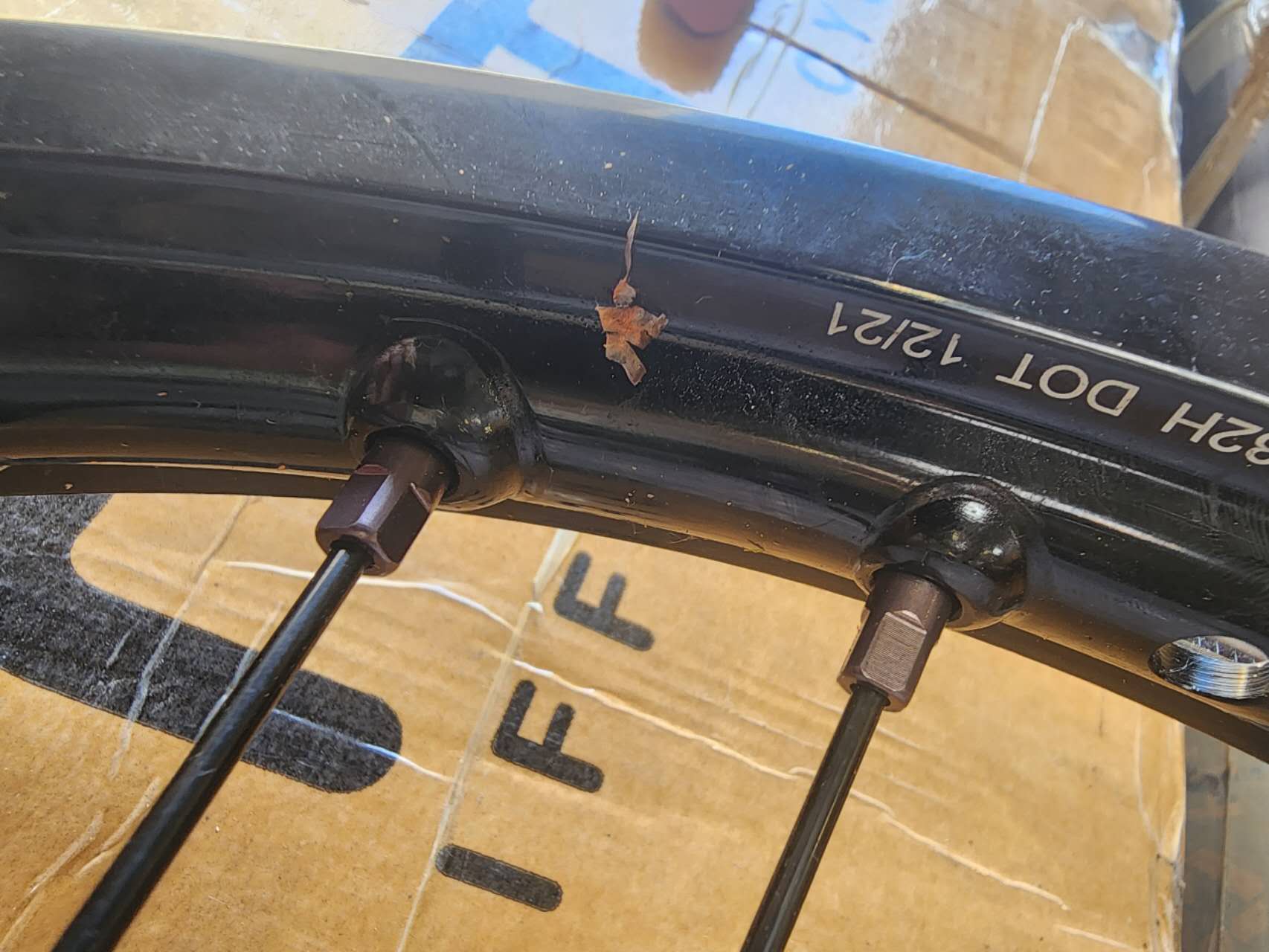 Returned Wheels for Surron Light Bee X 2019-2025 -- KKE 1.4*19"/1.6*19'' Spoked E-Bike Wheels Rim Titanium Hub