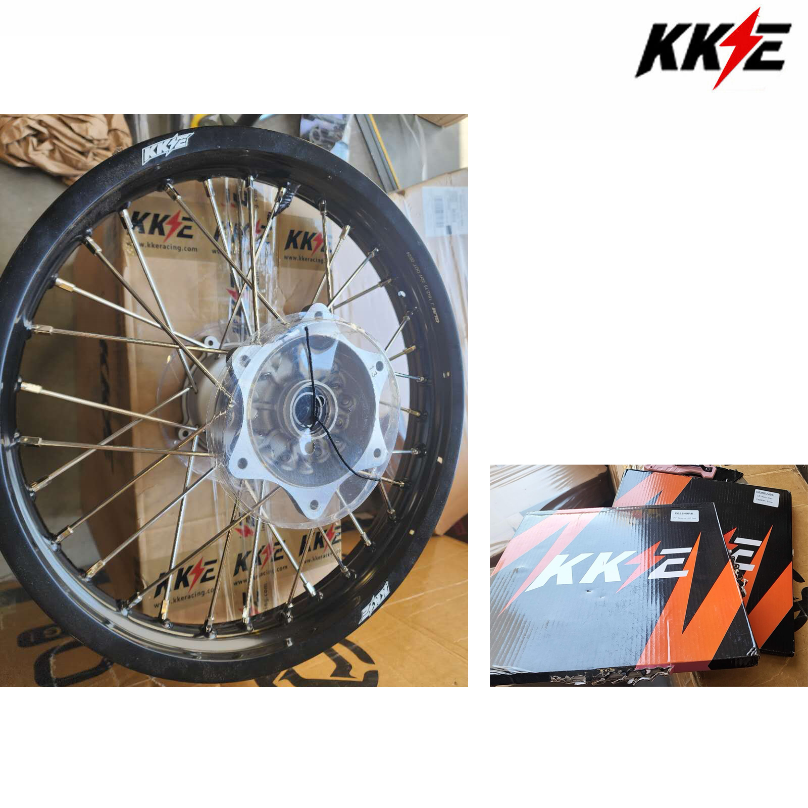 Returned Wheels fit Honda CRF250R 2014-2025 CRF450R-- KKE 2.15*18" Enduro Rear Wheel Rim Silver Casting Hub