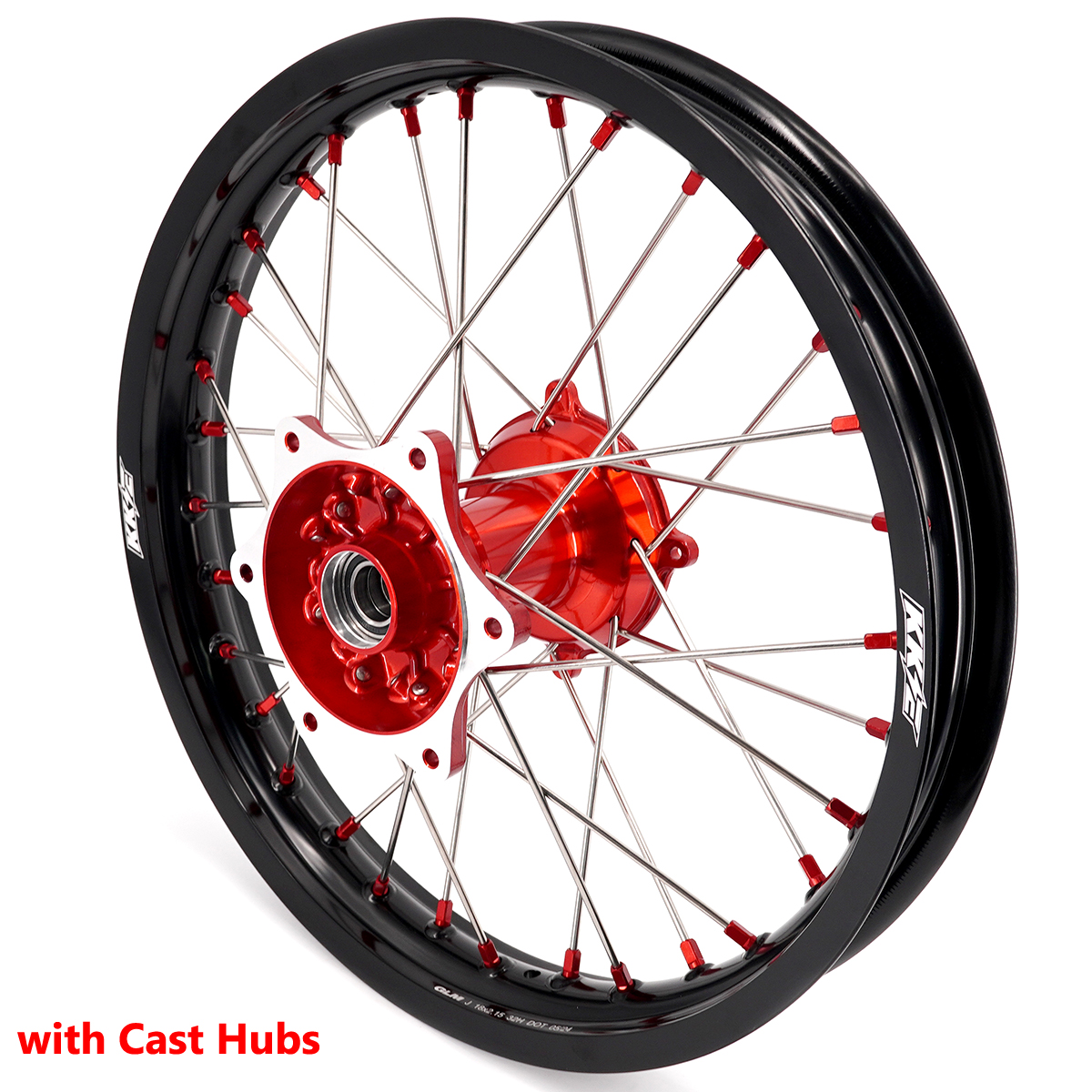 for Honda CRF250R 2014-2026 CRF450R 13-2026 ---KKE Dirt Bike Wheels Rims (Gold Hub/ Black Hub / Red Hub / Gold Rim / Black Rim)