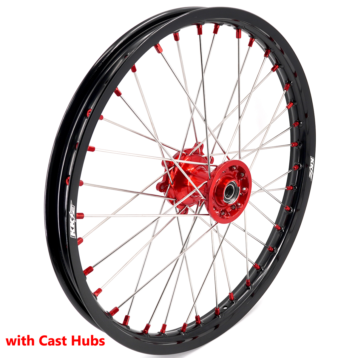 for Honda CRF250R 2014-2025 CRF450R 13-2025 ---KKE Dirt Bike Wheels Rims (Gold Hub/ Black Hub / Red Hub / Gold Rim / Black Rim)