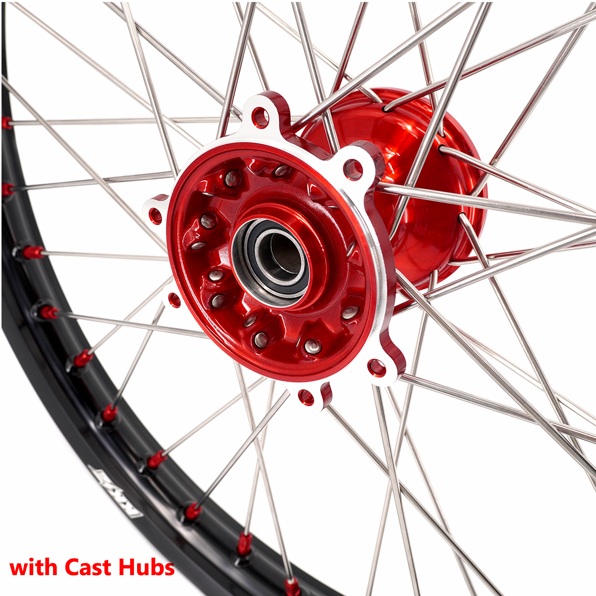 for Honda CRF250R 2014-2026 CRF450R 13-2026 ---KKE Dirt Bike Wheels Rims (Gold Hub/ Black Hub / Red Hub / Gold Rim / Black Rim)