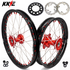 Returned Wheels for Honda CRF250R 2014-2025 CRF450R 13-2025 ---KKE 21/19 Dirt Bike Wheels Rims (Cast Hubs) with Discs