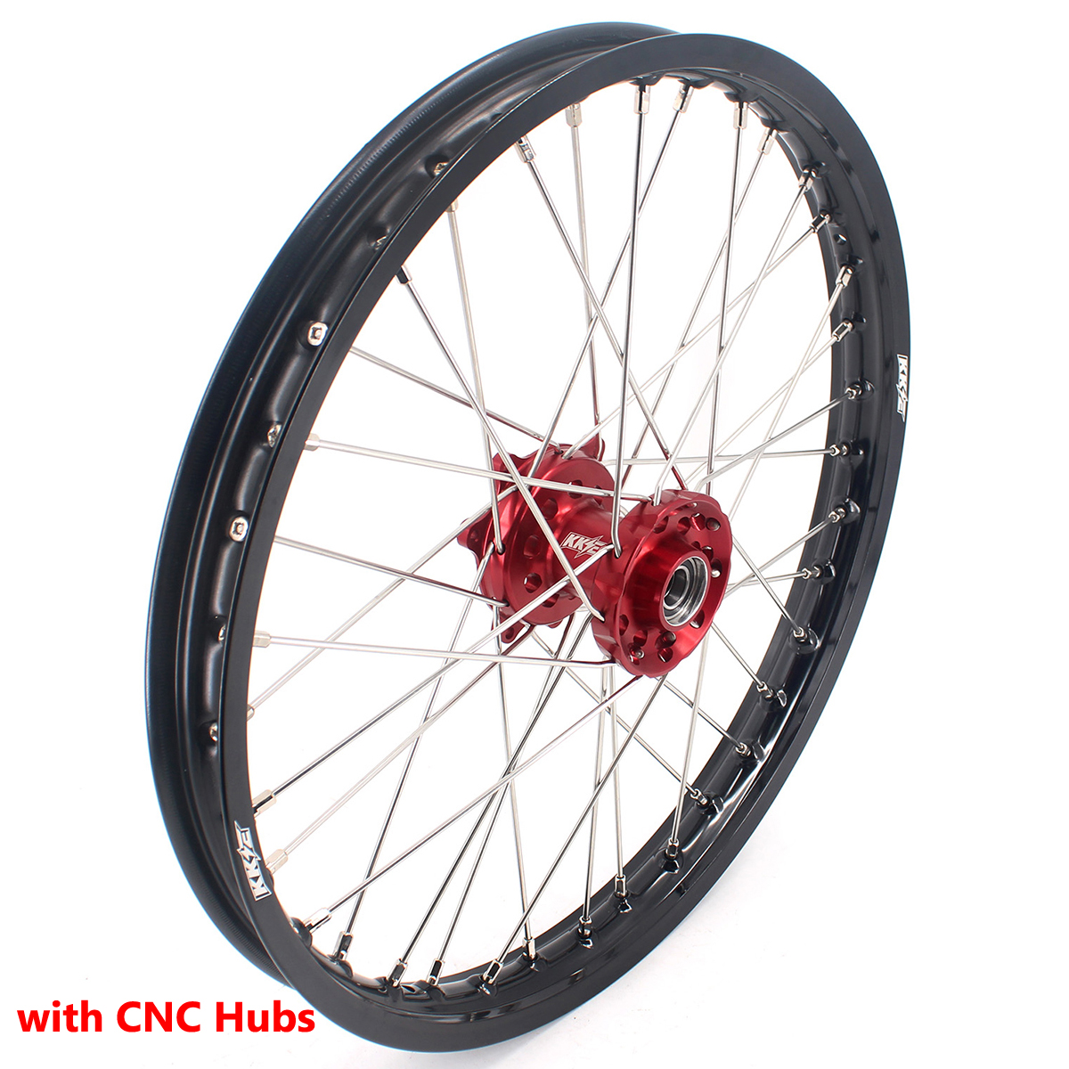 for Honda CRF250R 2014-2026 CRF450R 13-2026 ---KKE Dirt Bike Wheels Rims (Gold Hub/ Black Hub / Red Hub / Gold Rim / Black Rim)