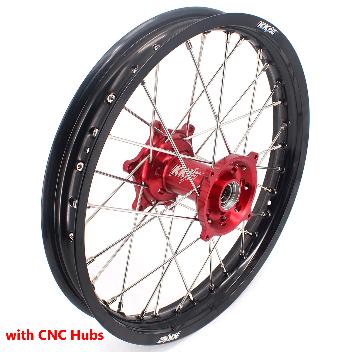 for Honda CRF250R 2014-2026 CRF450R 13-2026 ---KKE Dirt Bike Wheels Rims (Gold Hub/ Black Hub / Red Hub / Gold Rim / Black Rim)