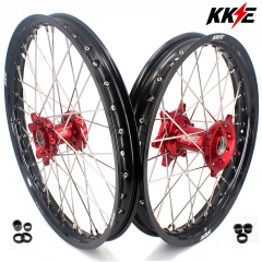 for Honda CRF250R 2014-2025 CRF450R 13-2025 ---KKE Dirt Bike Wheels Rims (Gold Hub/ Black Hub / Red Hub / Gold Rim / Black Rim)
