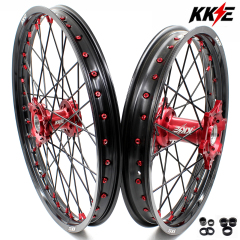 for Honda CRF250R 2014-2025 CRF450R 13-2025 ---KKE Dirt Bike Wheels Rims (Gold Hub/ Black Hub / Red Hub / Gold Rim / Black Rim)