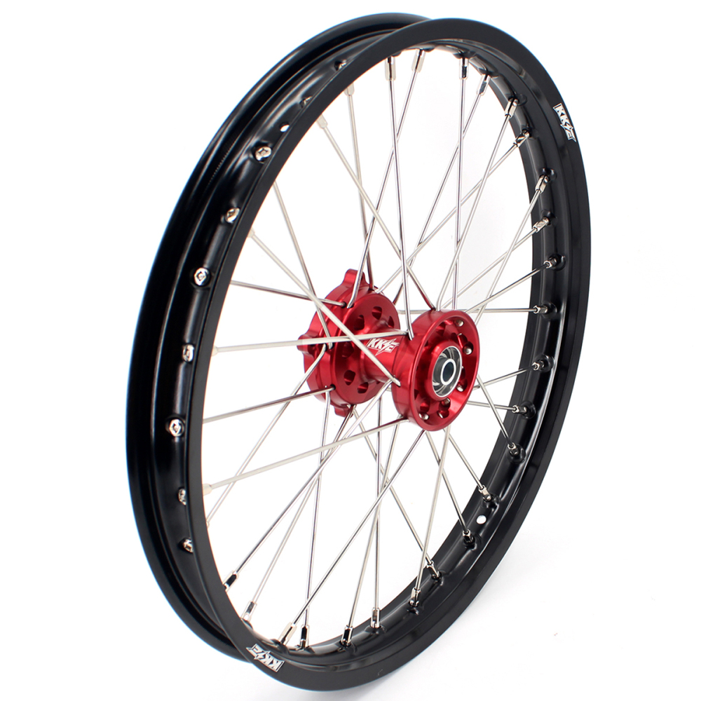 fit HONDA CRF150R CRF150RB 2007-2024  -- KKE Dirt Bike Kid's Front & Rear Wheels Rims Set Multi Specification (Blue Red Black Silver)