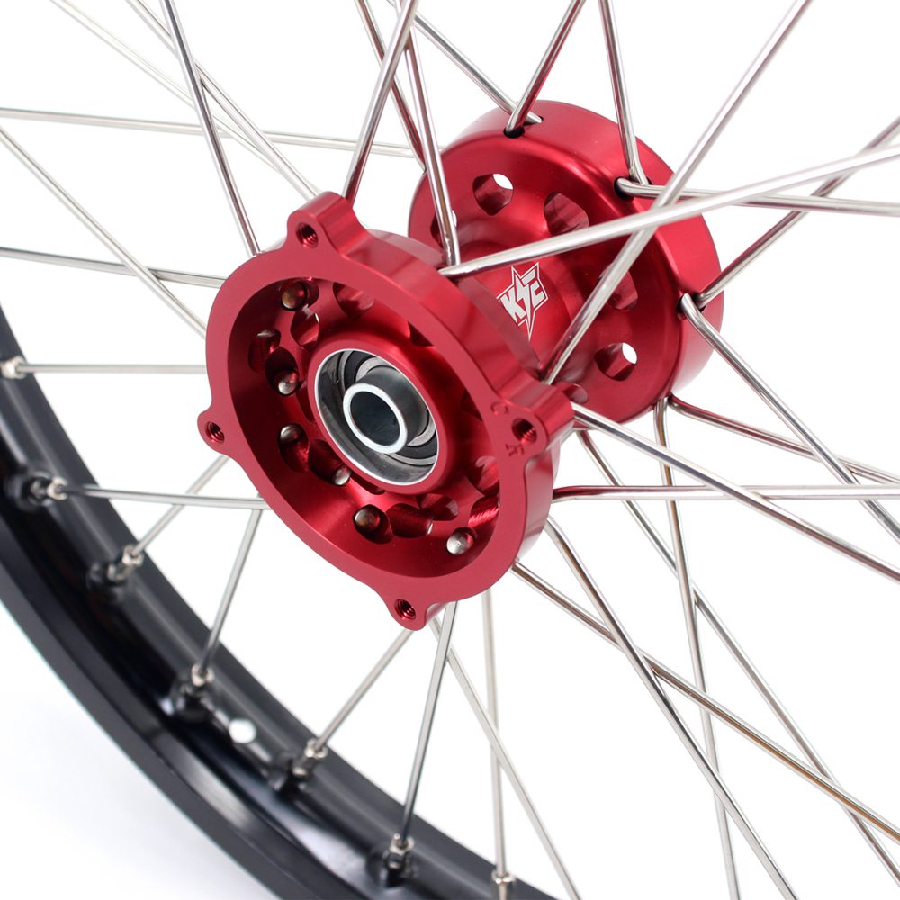 fit HONDA CRF150R CRF150RB 2007-2024  -- KKE Dirt Bike Kid's Front & Rear Wheels Rims Set Multi Specification (Blue Red Black Silver)