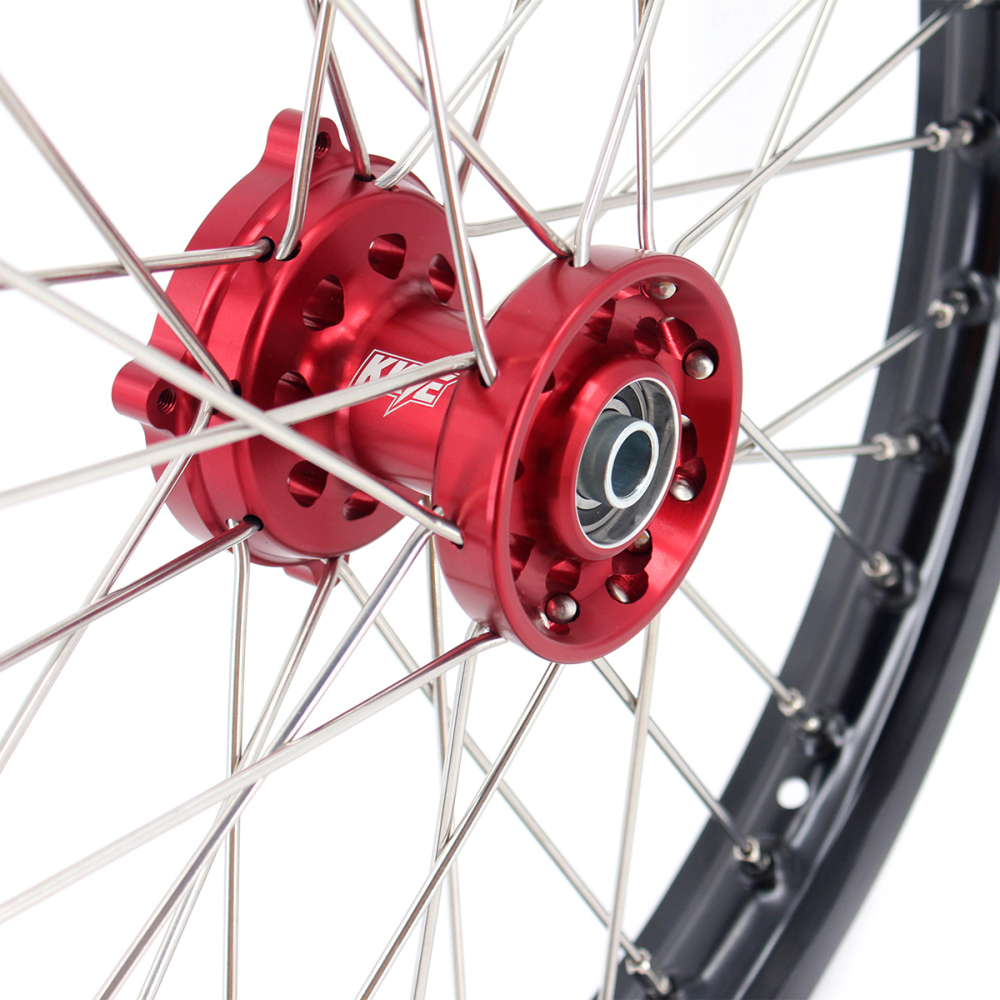 fit HONDA CRF150R CRF150RB 2007-2024  -- KKE Dirt Bike Kid's Front & Rear Wheels Rims Set Multi Specification (Blue Red Black Silver)