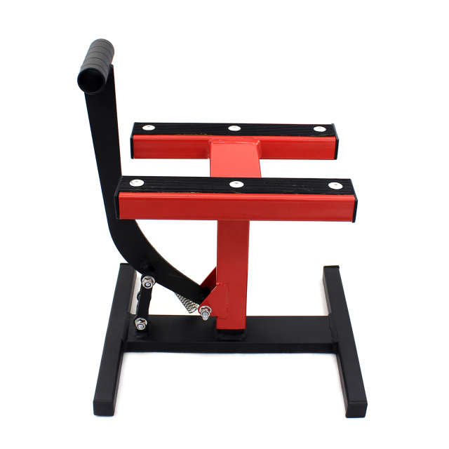 Motorcycle Motocross Dirt Bike Pit Bike Adjustable Steel Lift Jack Stand Red