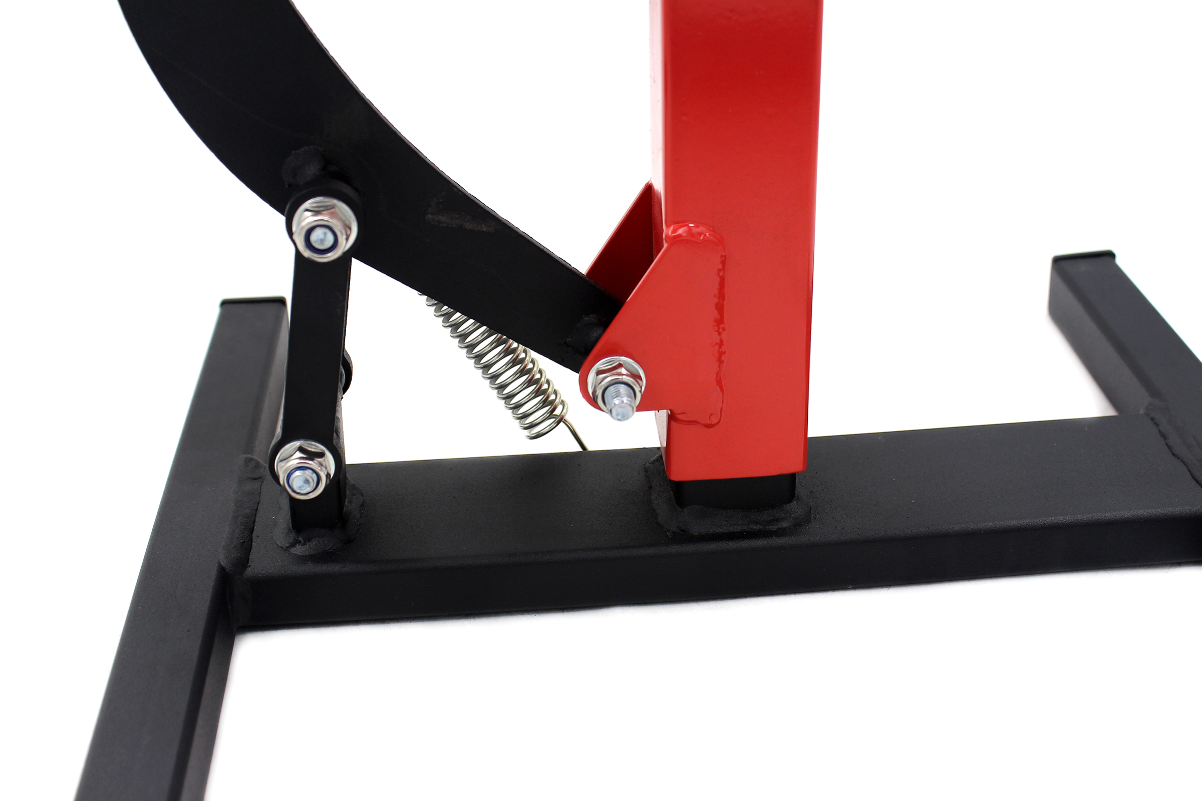 Motorcycle Motocross Dirt Bike Pit Bike Adjustable Steel Lift Jack Stand Red