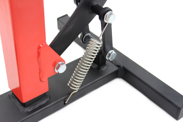 Motorcycle Motocross Dirt Bike Pit Bike Adjustable Steel Lift Jack Stand Red