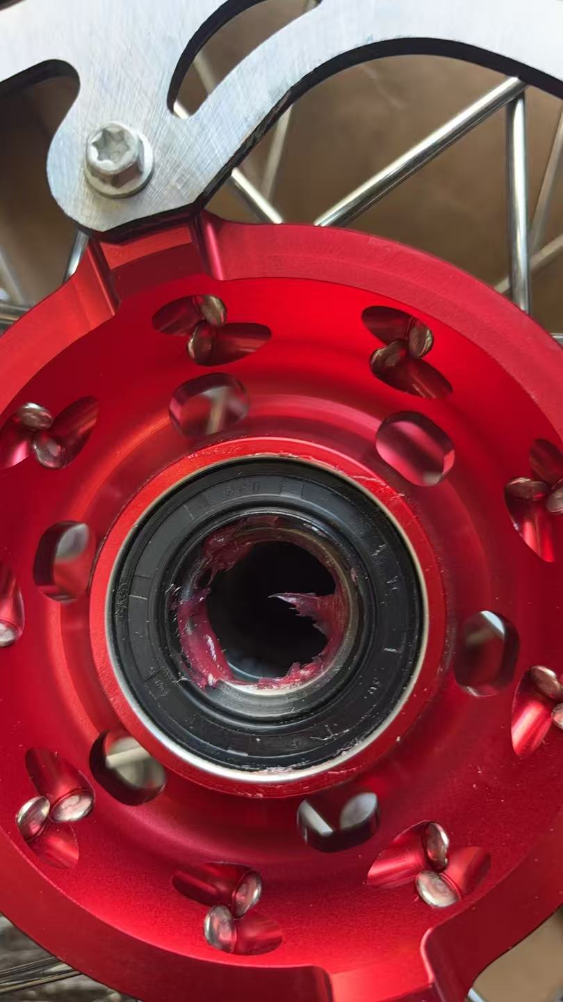 Returned Wheels for Honda CRF250R 2004-2013 CRF450R 2002-2012 -- KKE Supermoto Wheels with CST Tires Mounted 3.5*17"/4.25*17 Rims