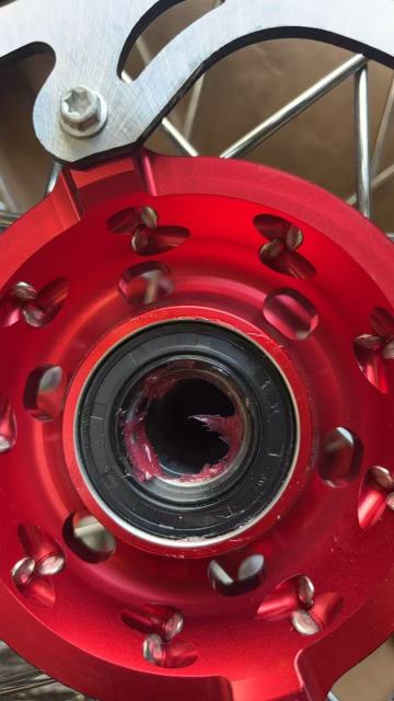 Returned Wheels for Honda CRF250R 2004-2013 CRF450R 2002-2012 -- KKE Supermoto Wheels with CST Tires Mounted 3.5*17"/4.25*17 Rims