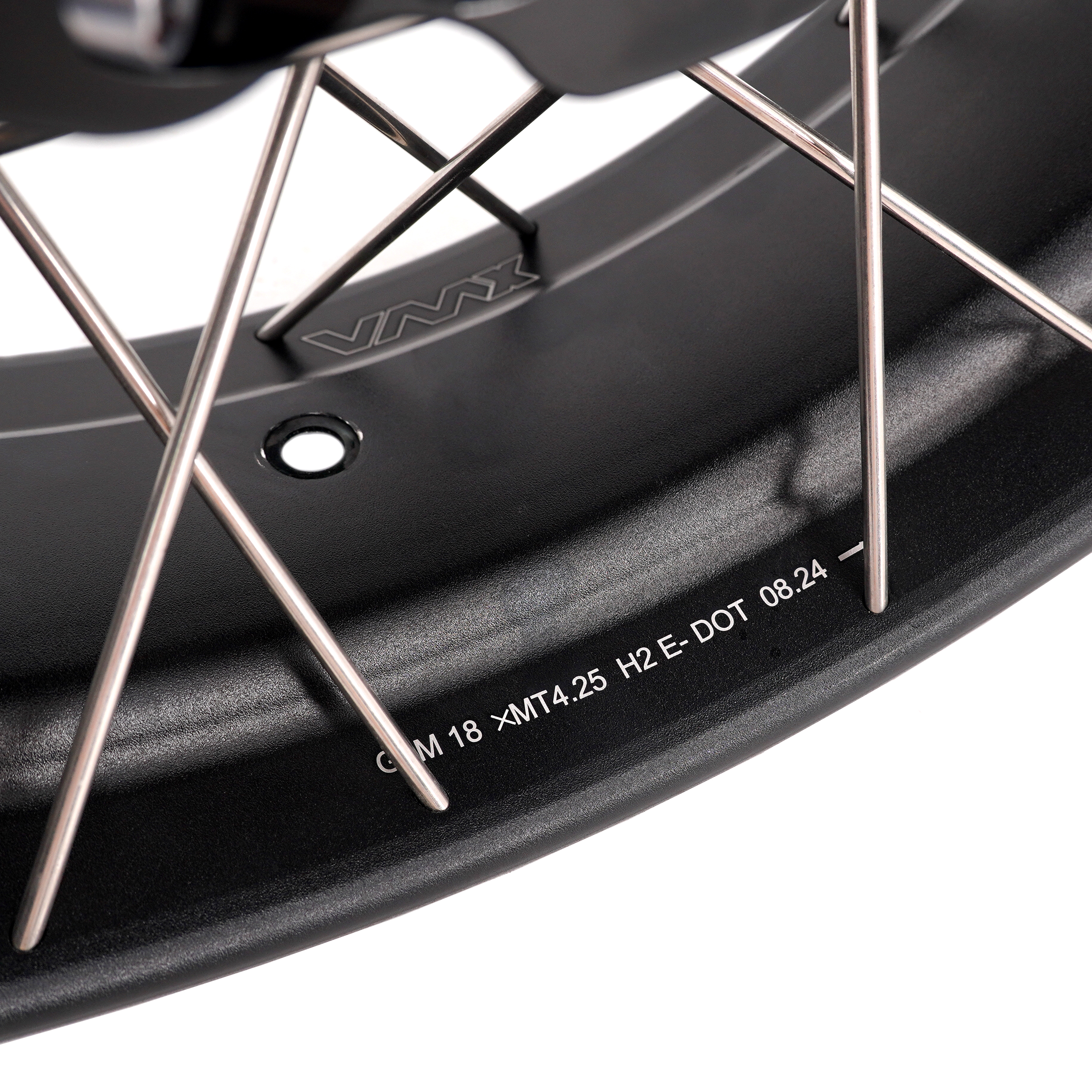 for Tenere 700 -- VMX 2.5*19"/4.25*17" Tubeless Wheels Compatible with Yamaha Tenere 700 2019 - 2026 Black Rims