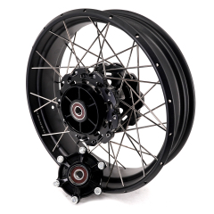for Tenere 700 -- VMX 2.15*21"/4.25*18" Tubeless Wheels Compatible with Honda Yamaha Tenere 700 2019 - 2025 Black Rims
