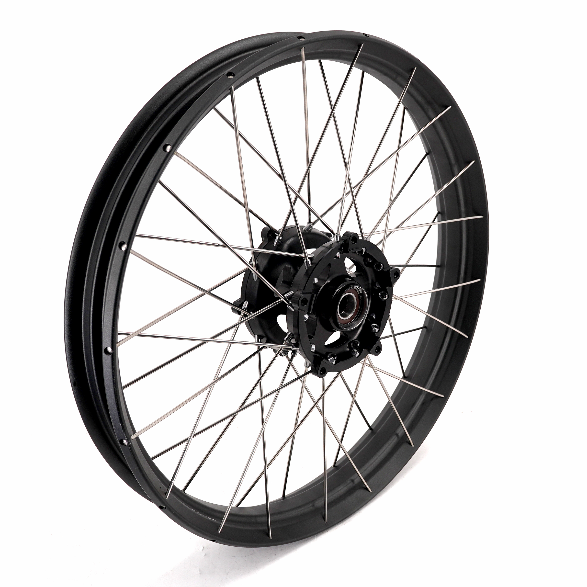 for Tenere 700 -- VMX 2.5*19"/4.25*17" Tubeless Wheels Compatible with Yamaha Tenere 700 2019 - 2026 Black Rims