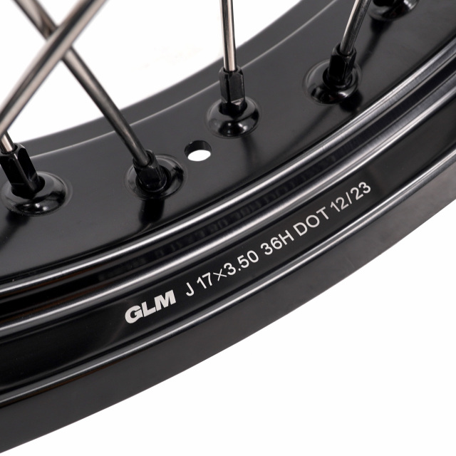 KKE Wheels fit KTM 390 Adventure 2020-2021 2.5*19"/3.5*17" Black Hub Black Rim, Tubed Wheels